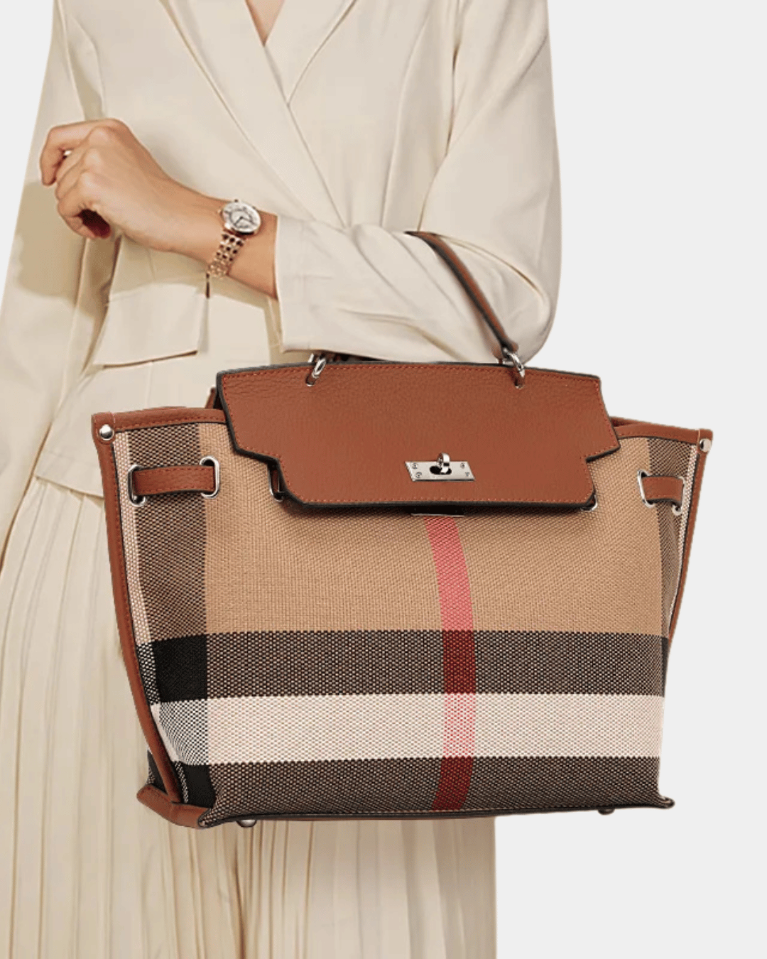 Sac fourre-tout rétro de luxe haut de gamm