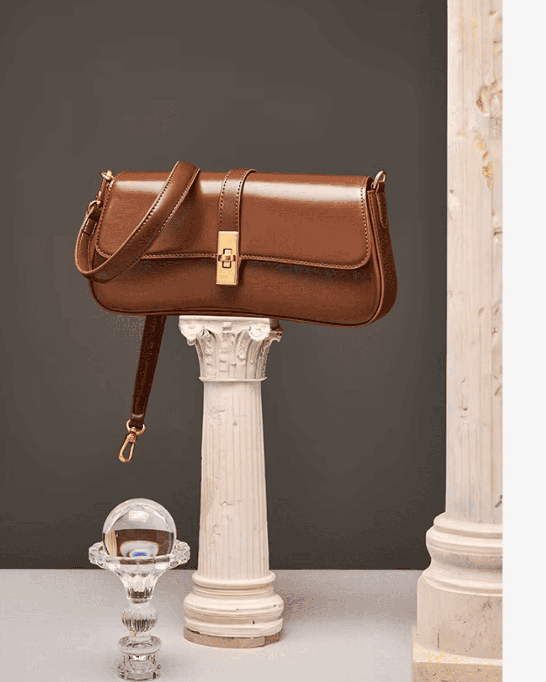 Sac baguette Katiane en cui