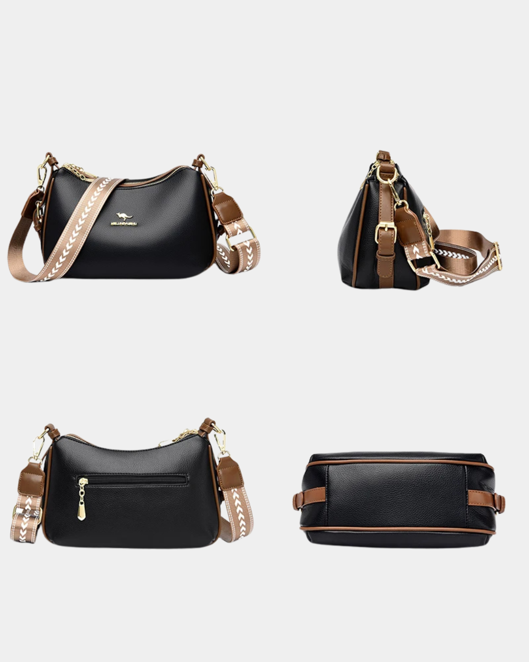 Sac Lia avec anses en cuir épai