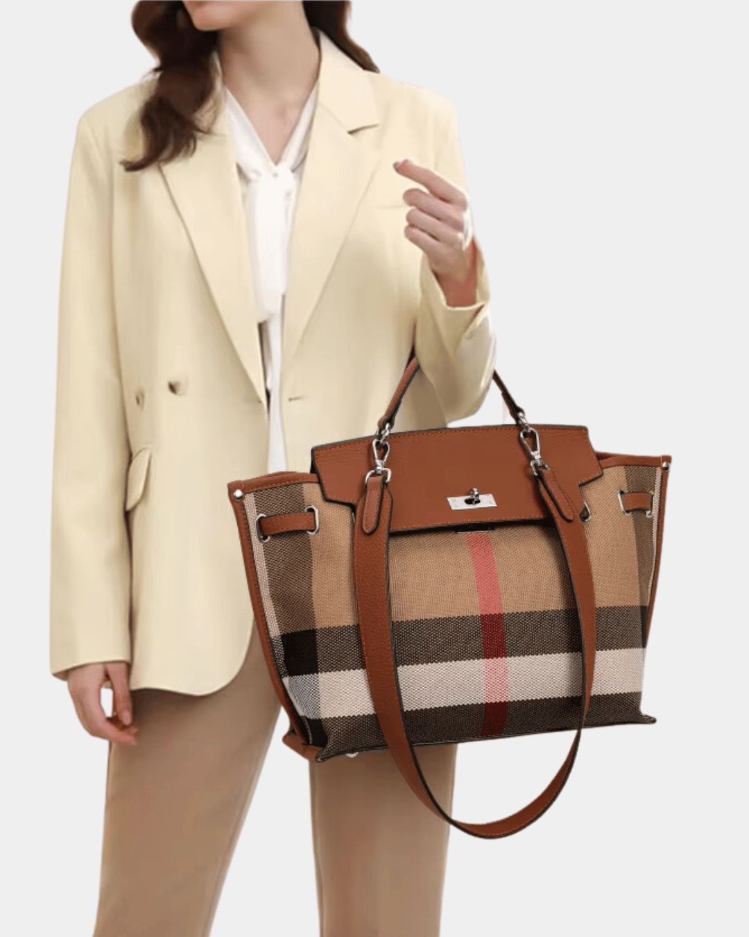 Sac fourre-tout rétro de luxe haut de gamm