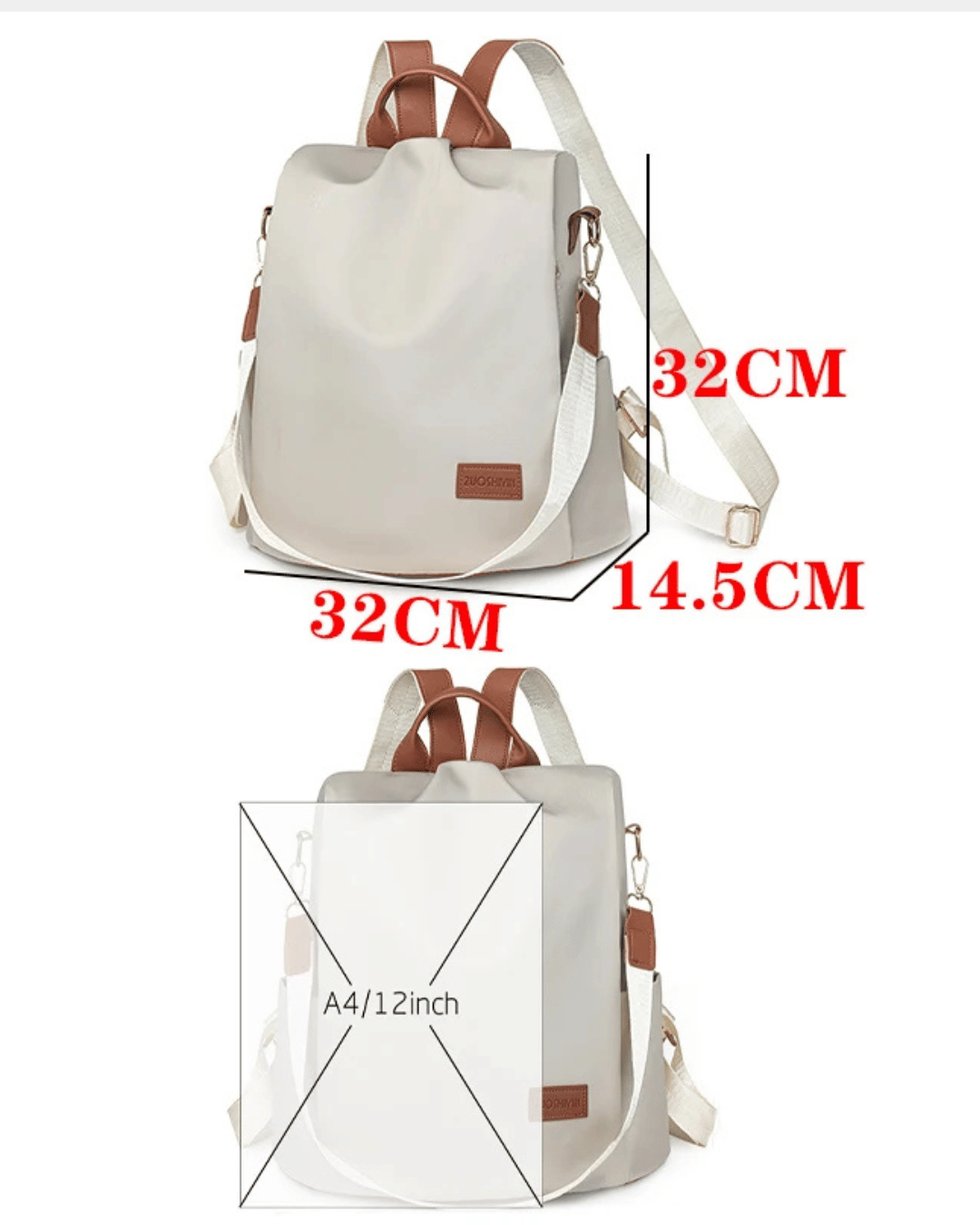 Sac à dos en cuir Kally