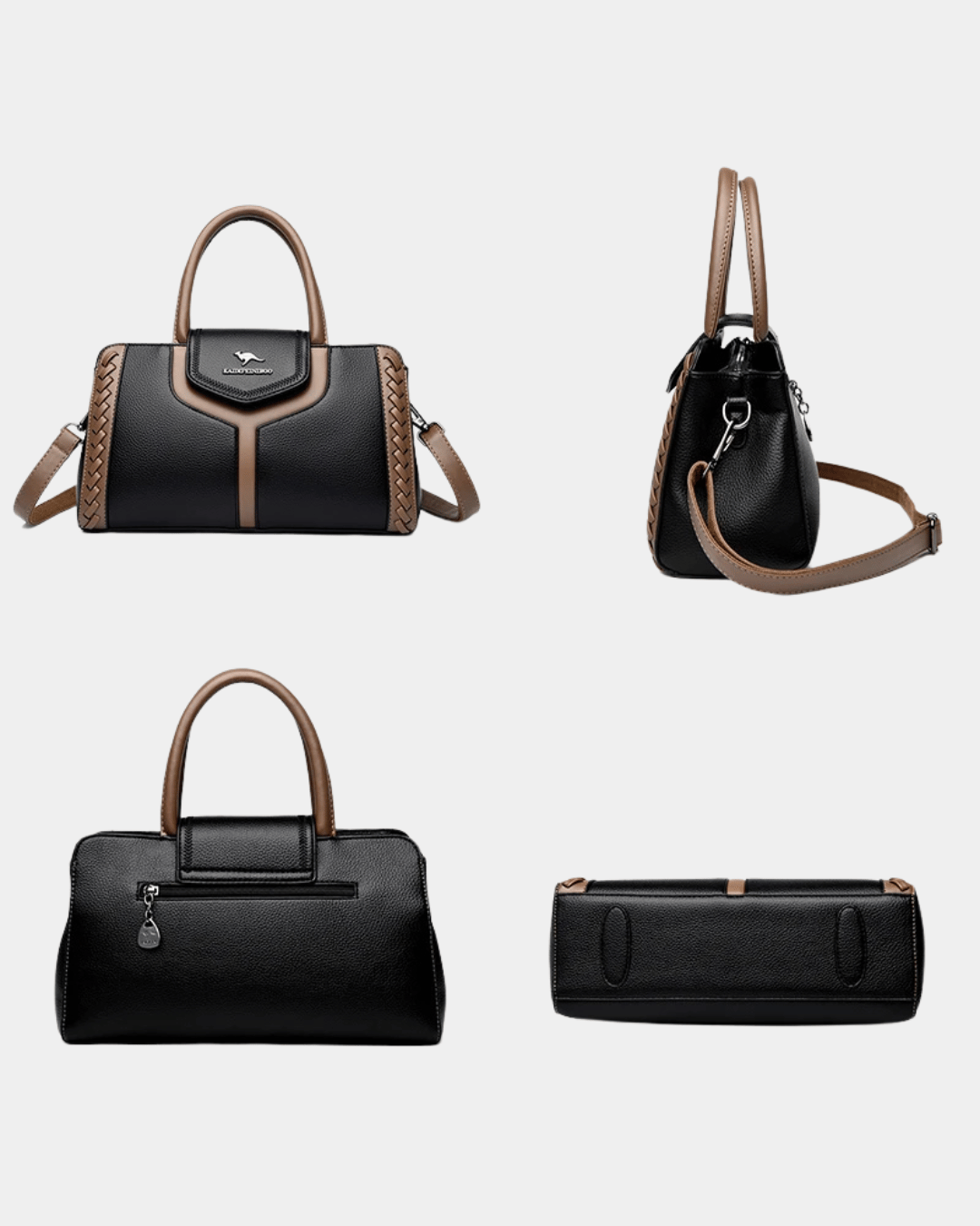 Sac en cuir style baguette Luan