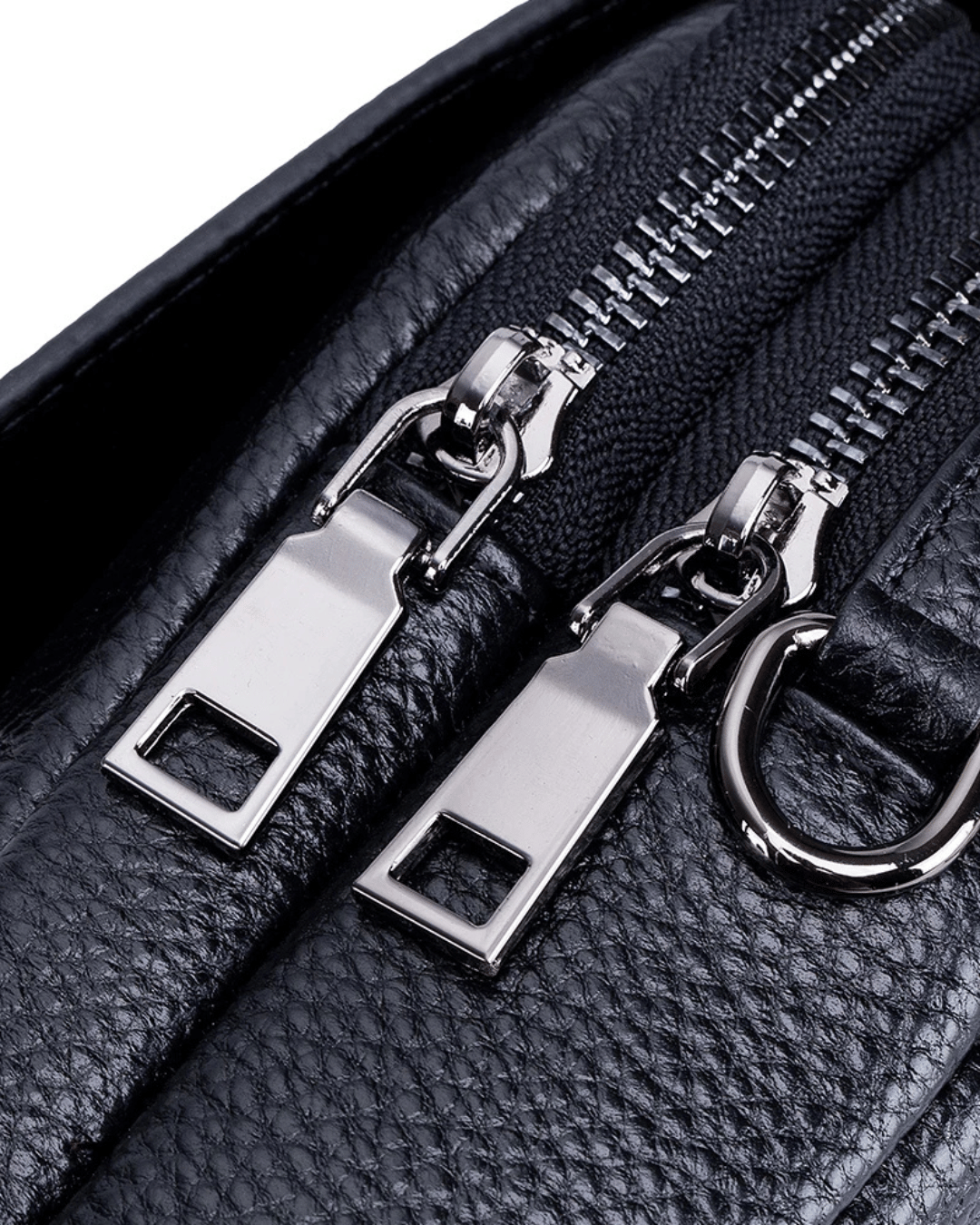 Sac bandoulière compact en cuir Bi