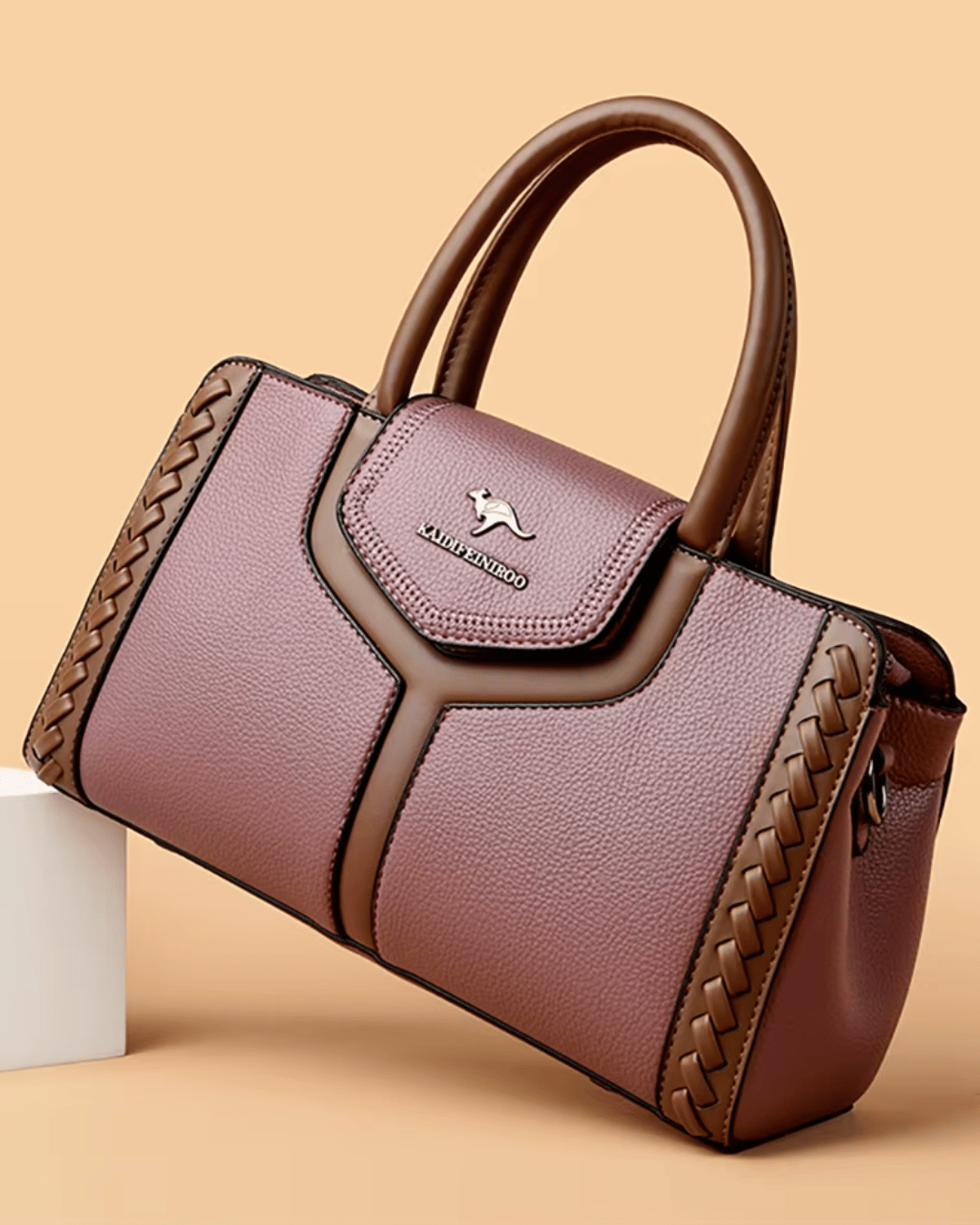 Sac en cuir style baguette Luan