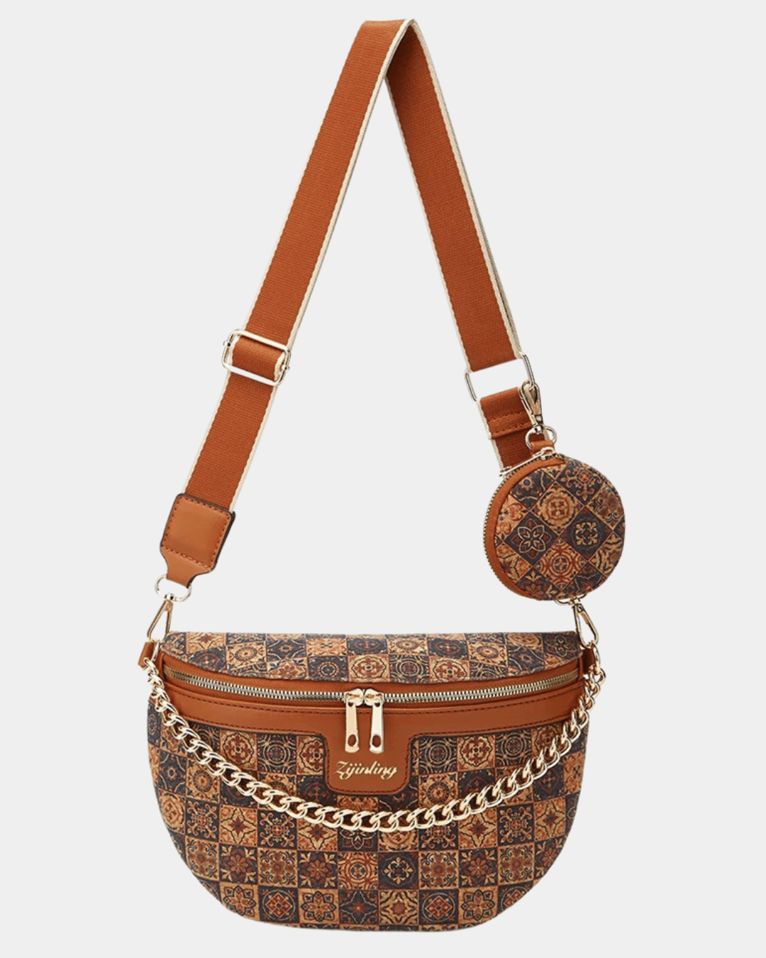 Sac bandoulière style sac banan