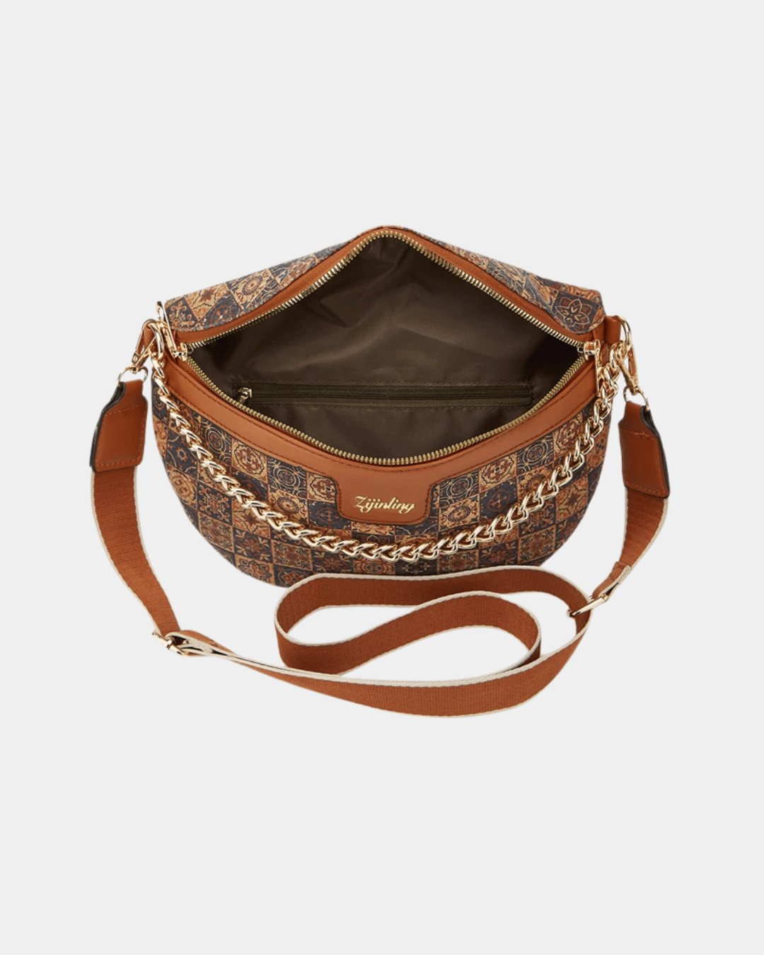 Sac bandoulière style sac banan