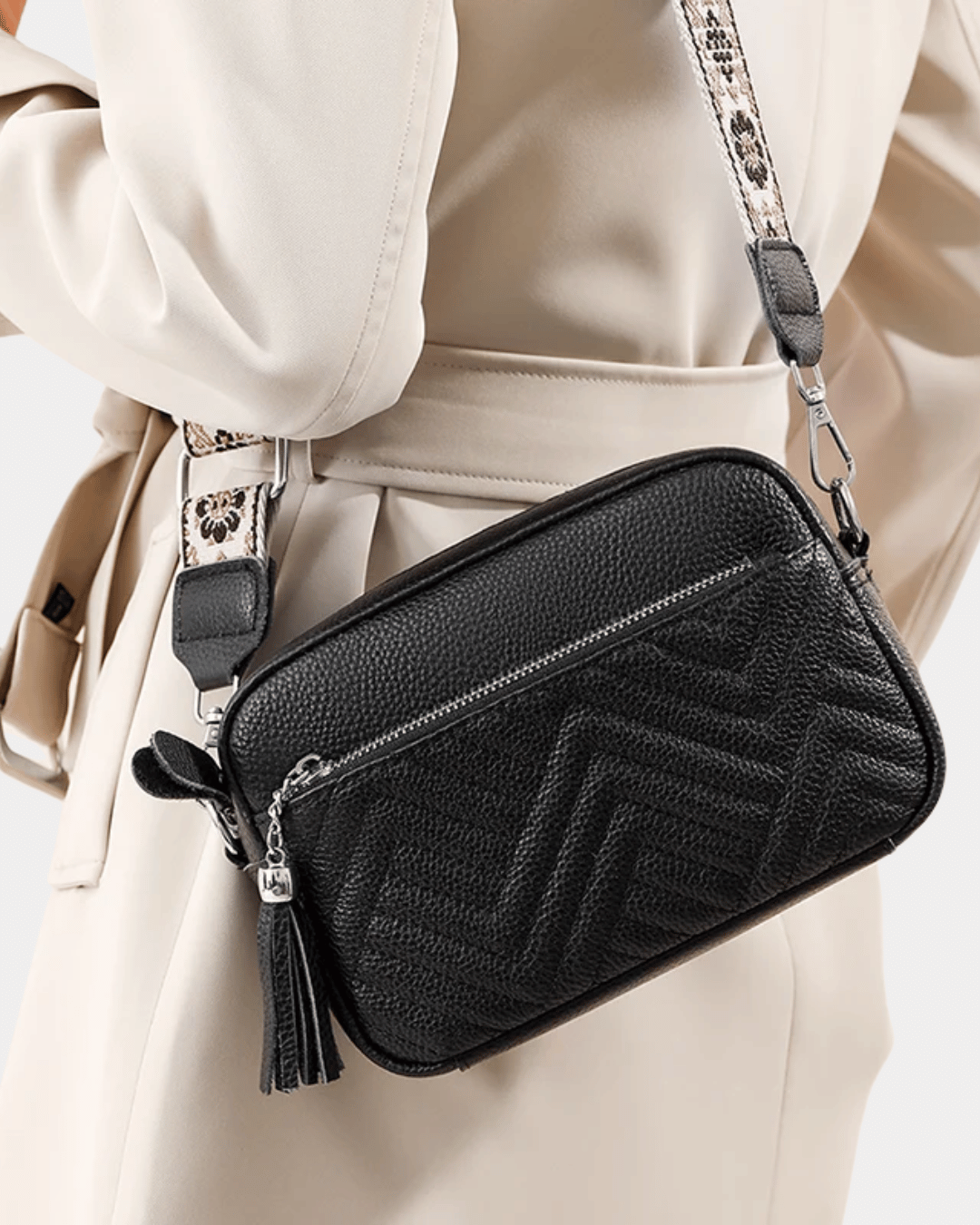 Sac bandoulière en cuir Dan