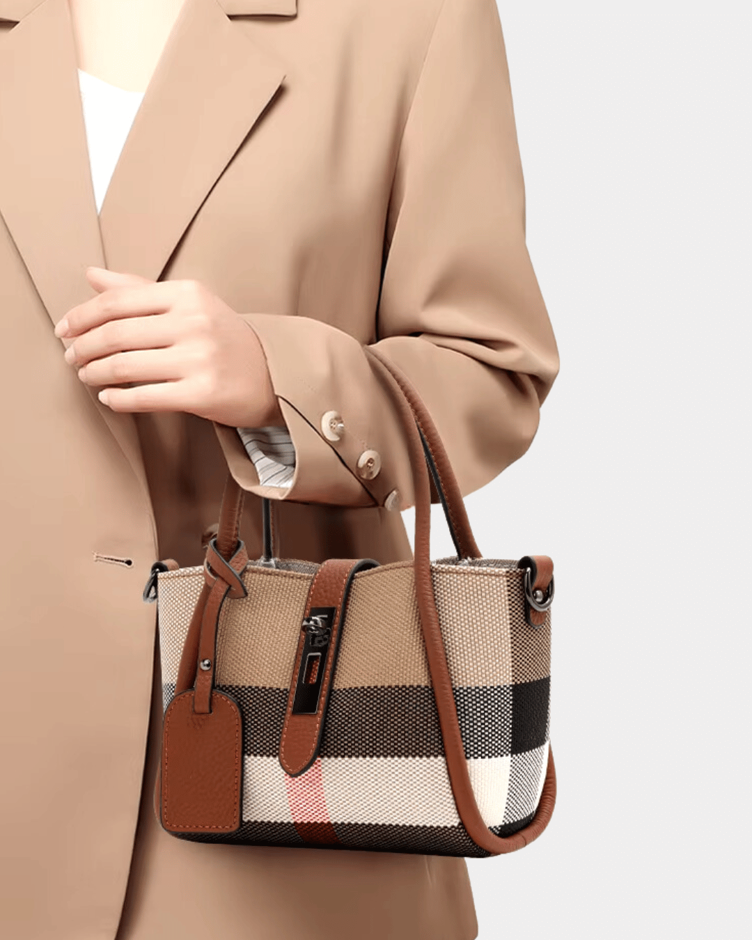 Sac fourre-tout Driana en cuir véritable de qualité supérieur