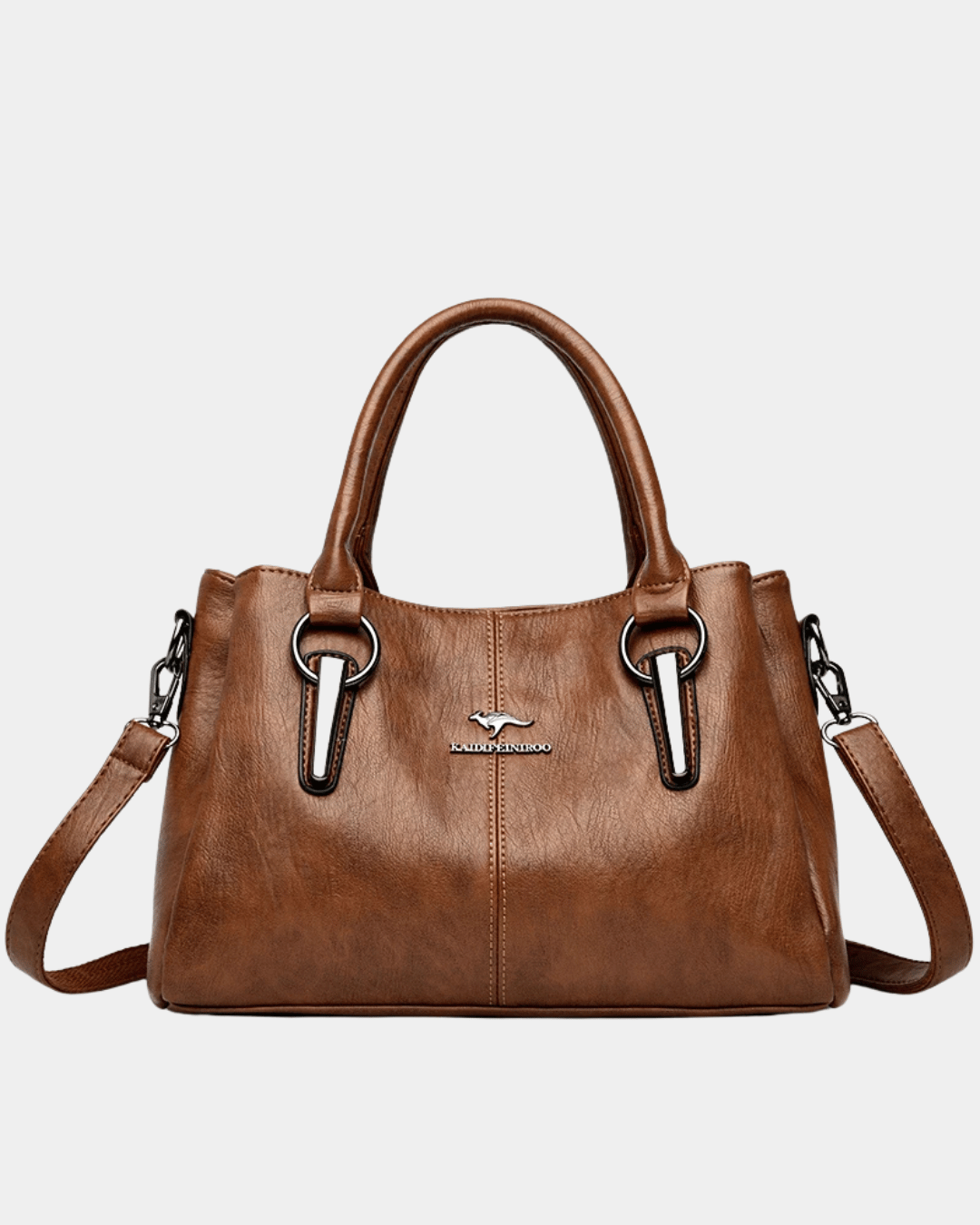 Sac rétro en cuir véritable