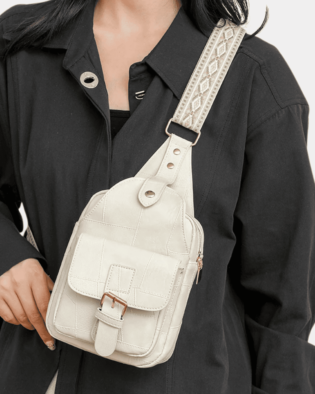 Sac bandoulière en cui