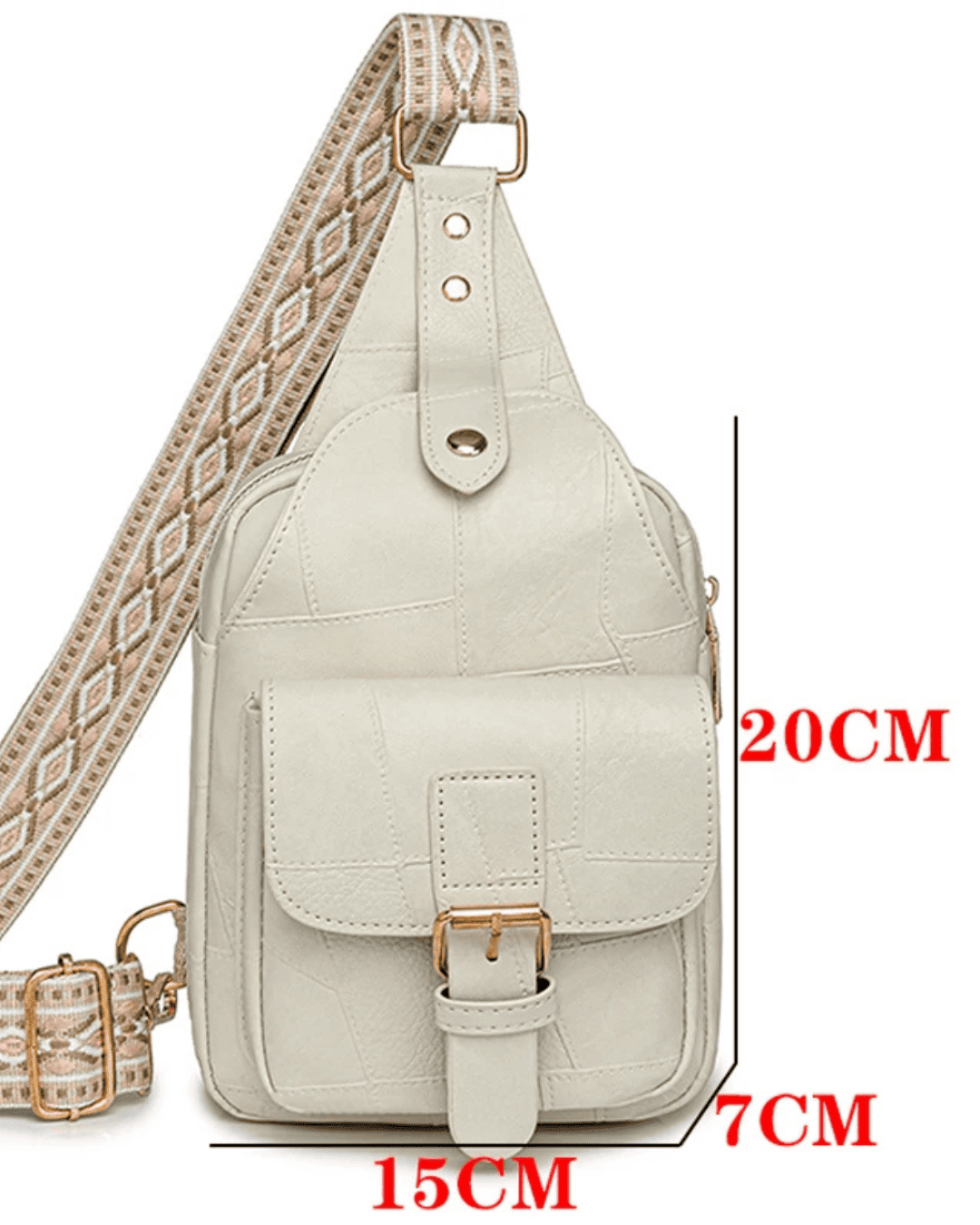 Sac bandoulière en cui