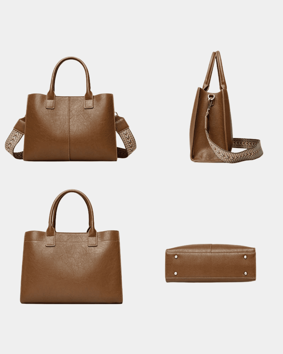 Sac Mabel en cuir véritable