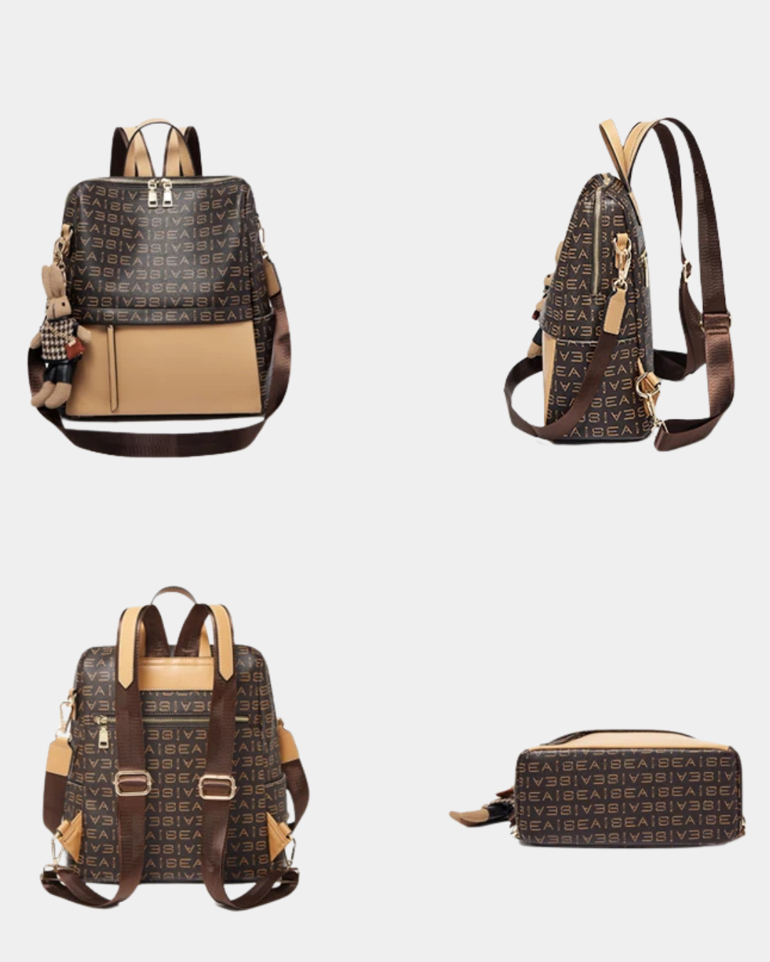 Sac à dos Amelia en cuir véritable original