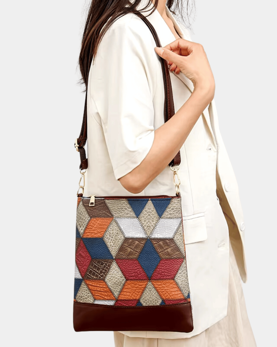 Sac à imprimé géométrique 4 pièces - Lancement exclusif