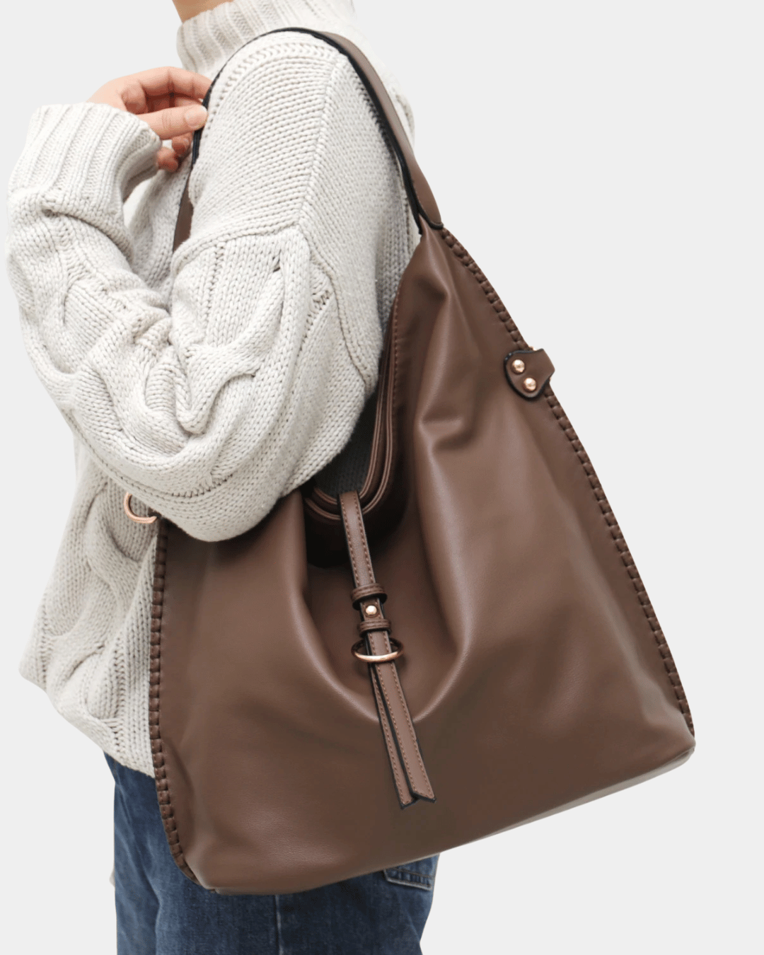 Sac Emma en cuir véritable