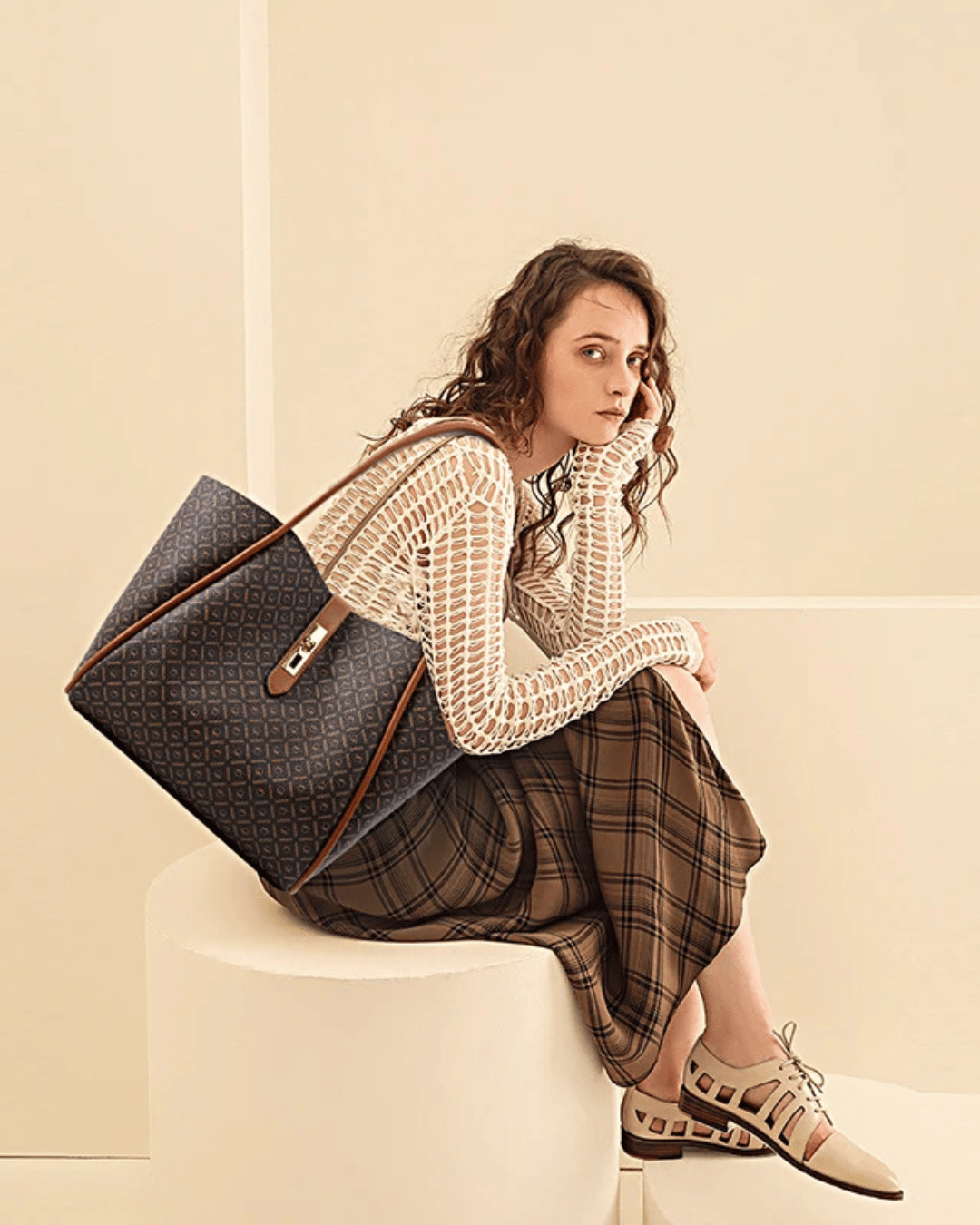 Sac fourre-tout d'affaires de luxe