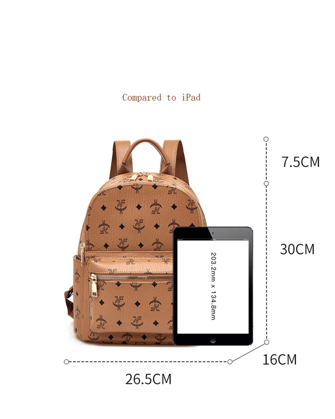 Sac à dos en cuir Charlotte nouveau modèl