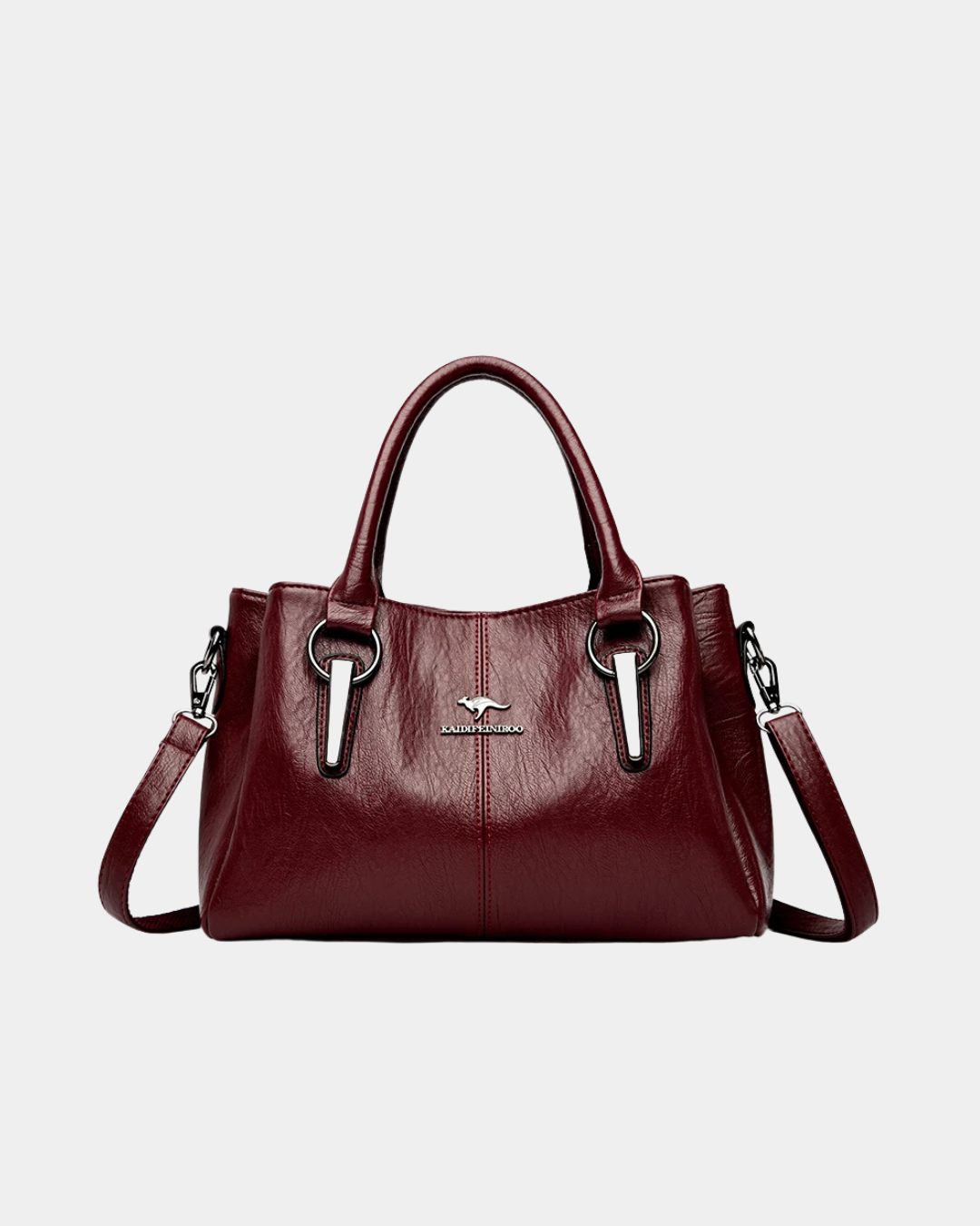 Sac rétro en cuir véritable