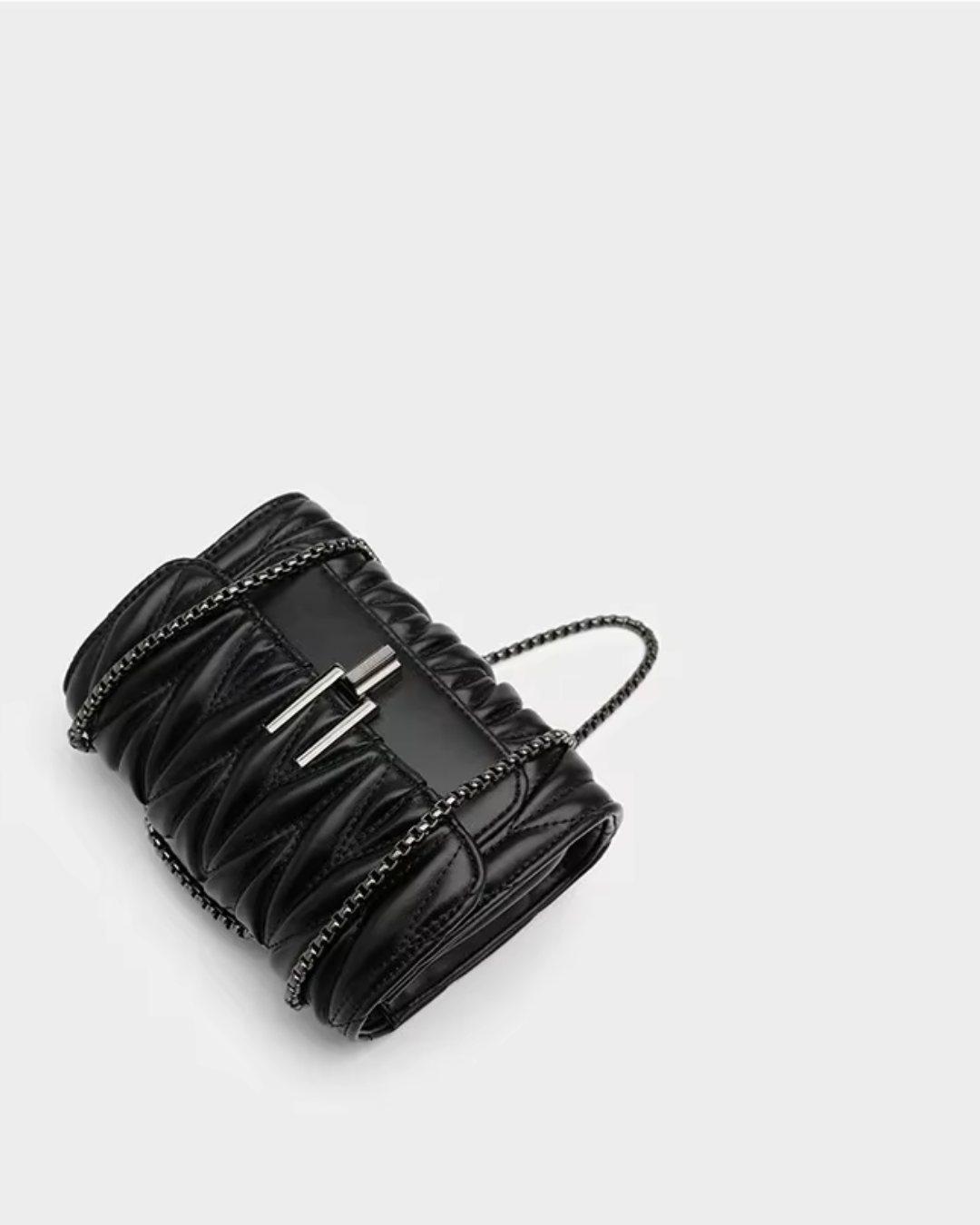 Sac chaud en cuir matelass