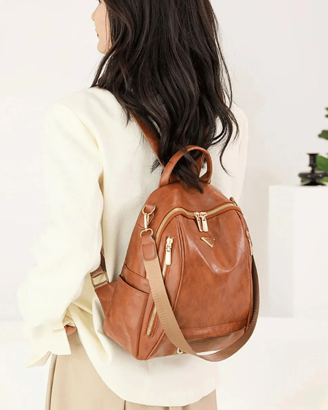 Sac à dos Camille en cuir