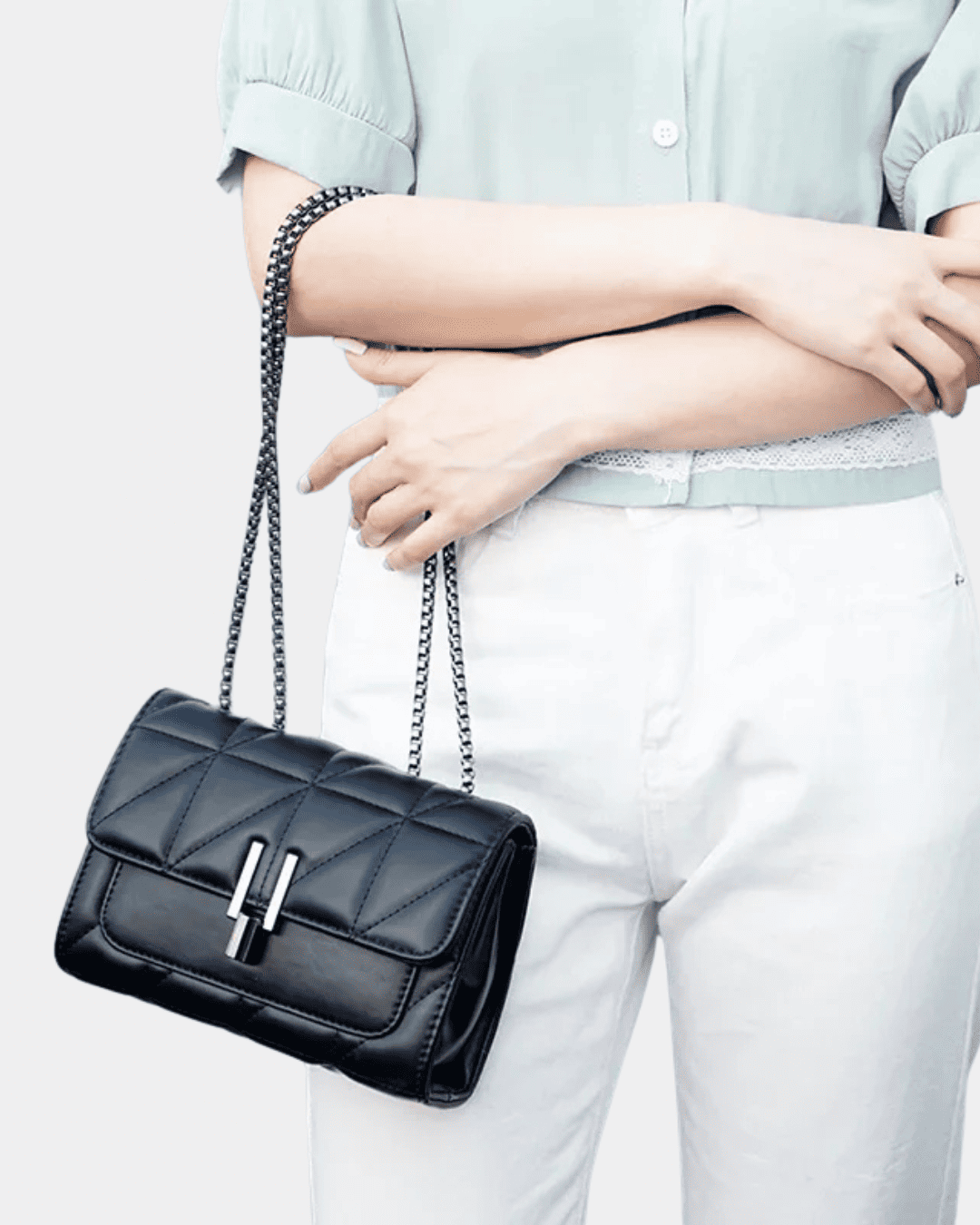 Sac Nina en cuir matelass