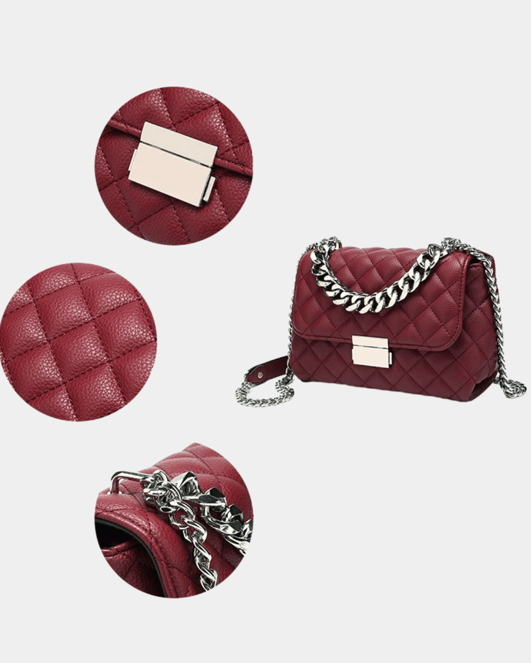 Sac en cuir matelassé Lilian