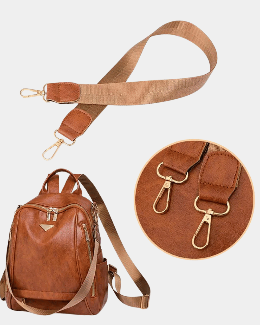 Sac à dos Camille en cuir