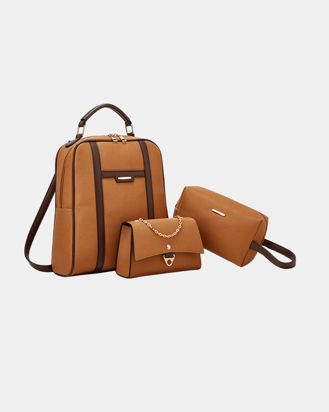 Kit de sac en cuir 3 pièces