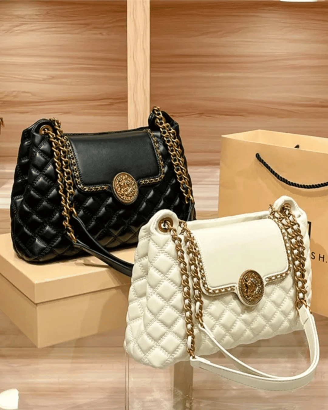 Sac de marque en cuir d'origin