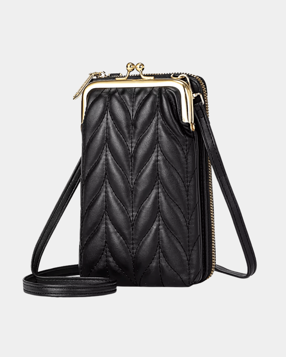 Sac portefeuille compact en cui