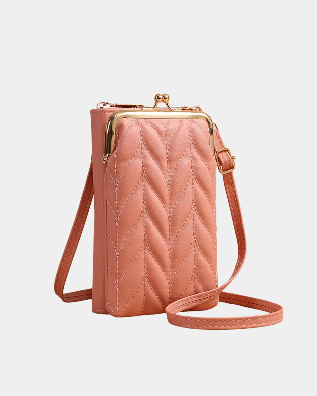 Sac portefeuille compact en cui