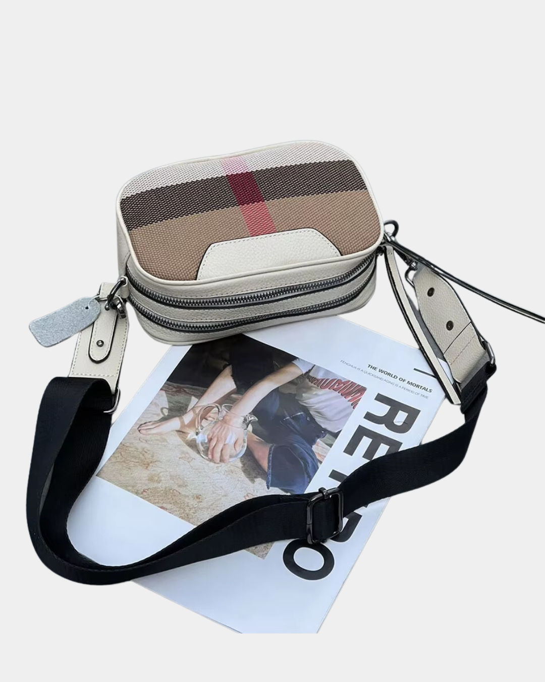 Sac à carreaux d'amour