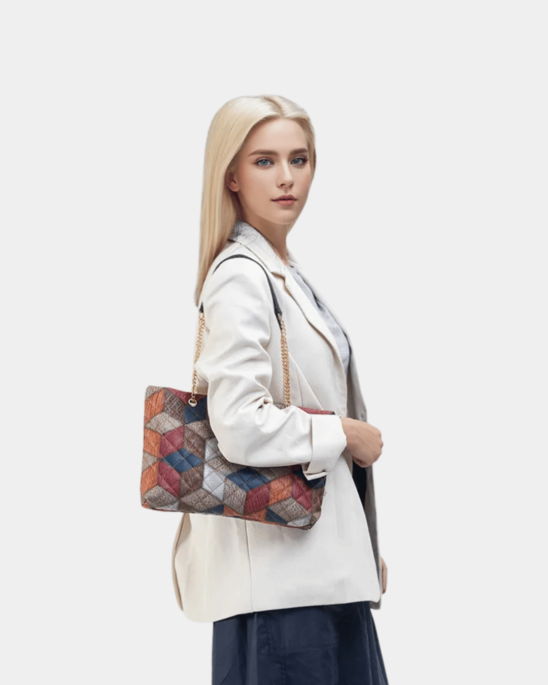 Sac Suzi à imprimé géométrique