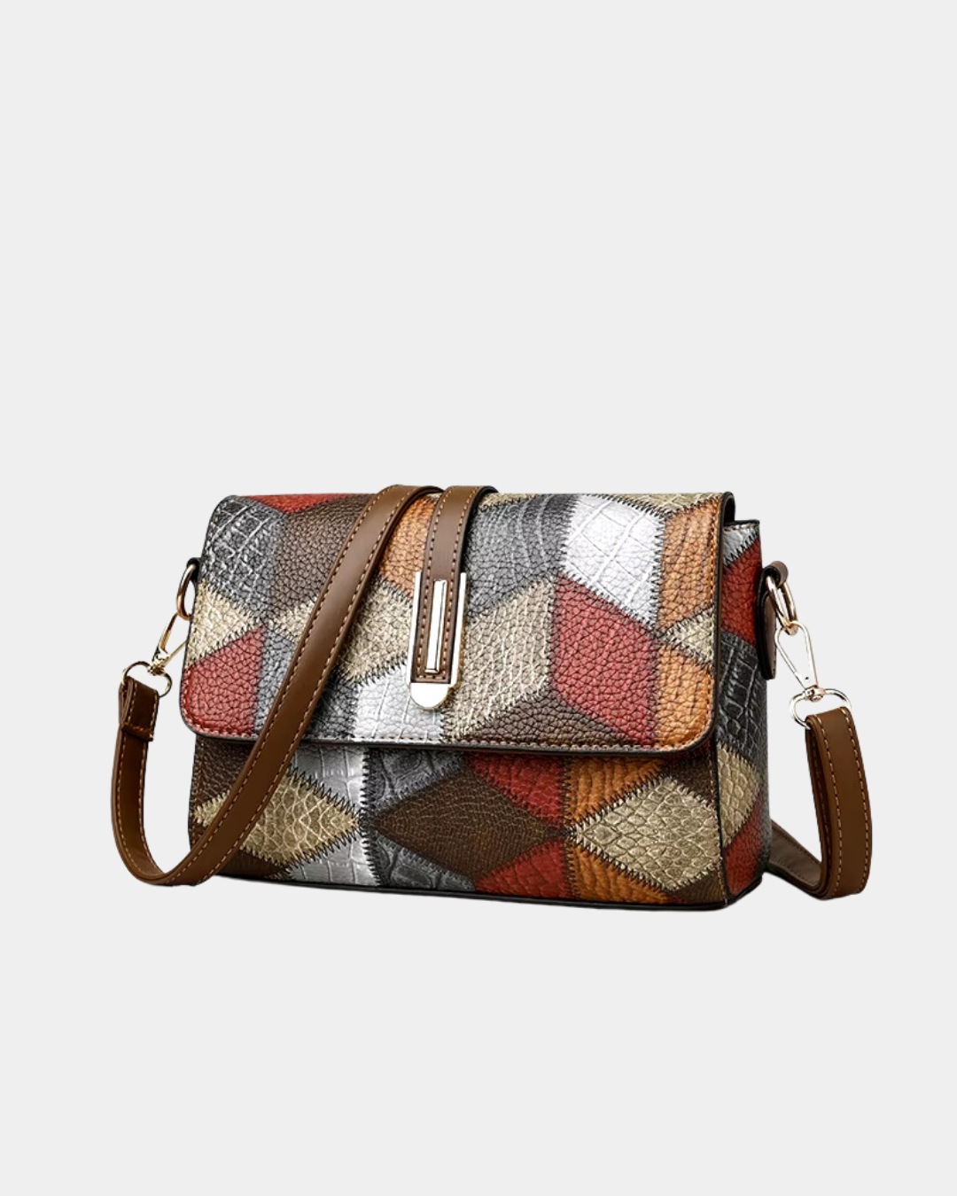 Bolsa Flopy com estampa Geométric