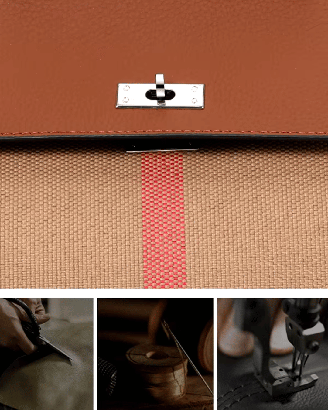 Sac fourre-tout rétro de luxe haut de gamm