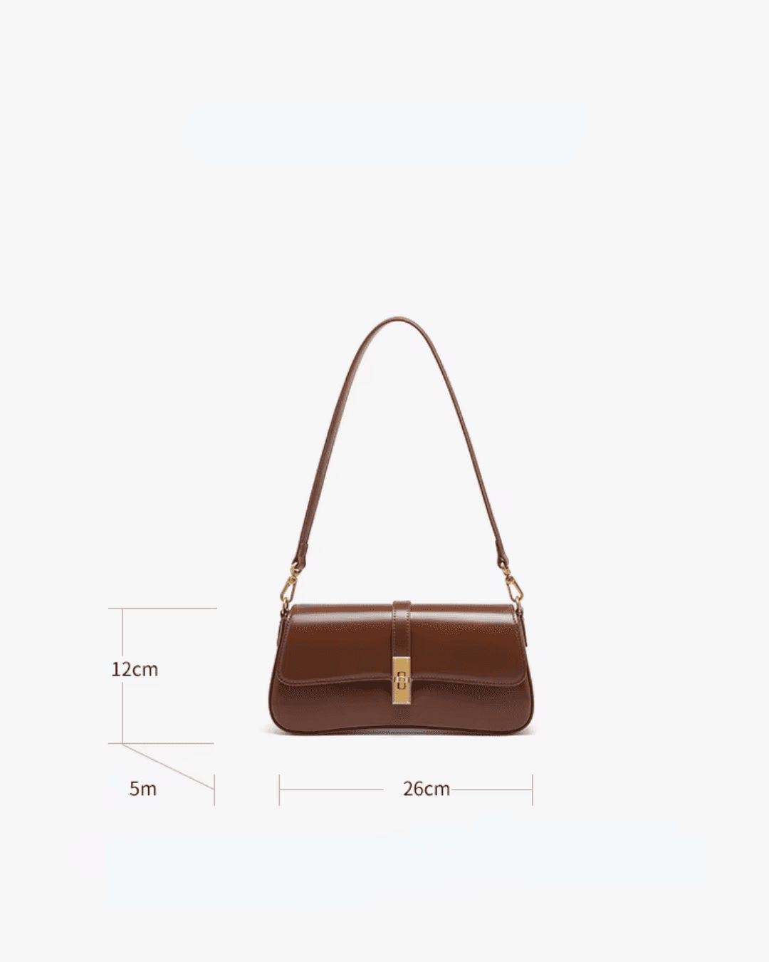 Sac baguette Katiane en cui