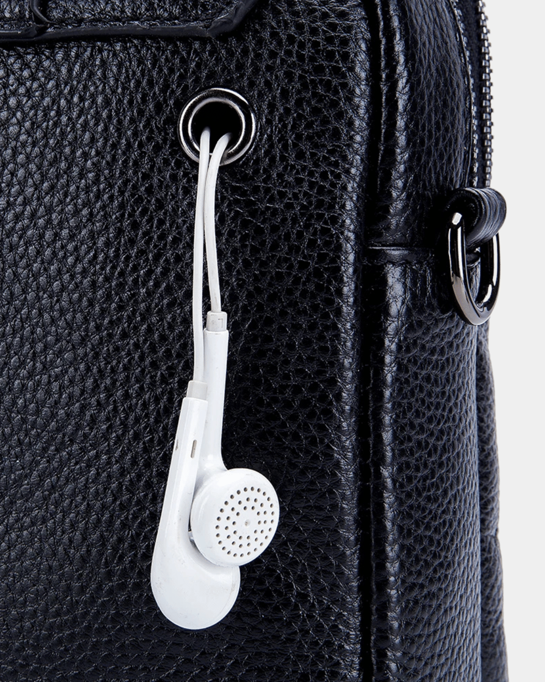 Sac bandoulière compact en cuir Bi