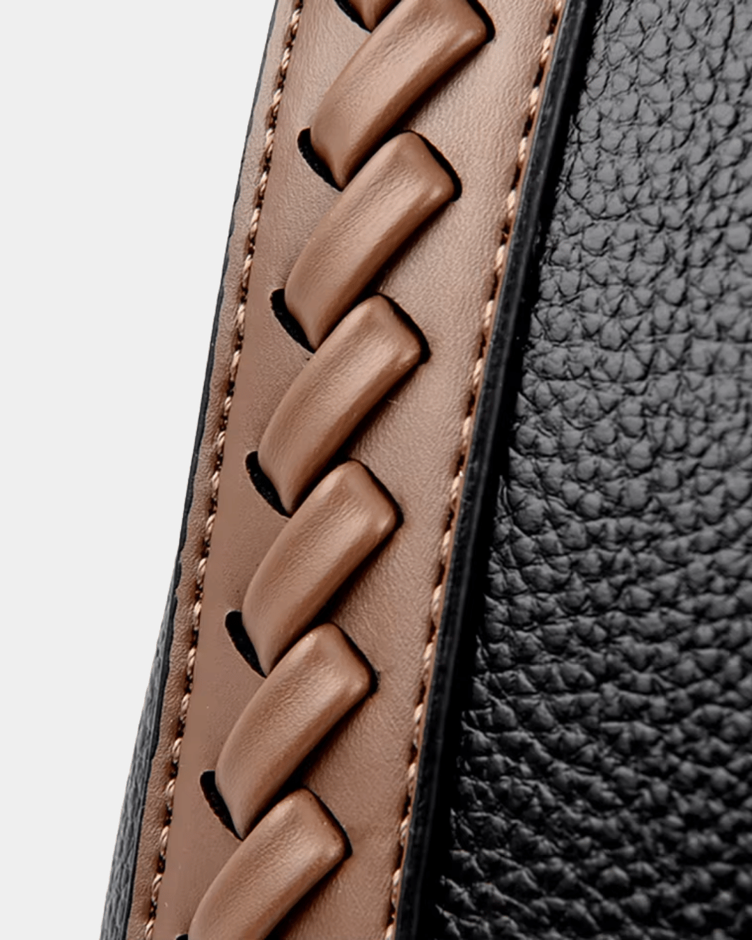 Sac en cuir style baguette Luan