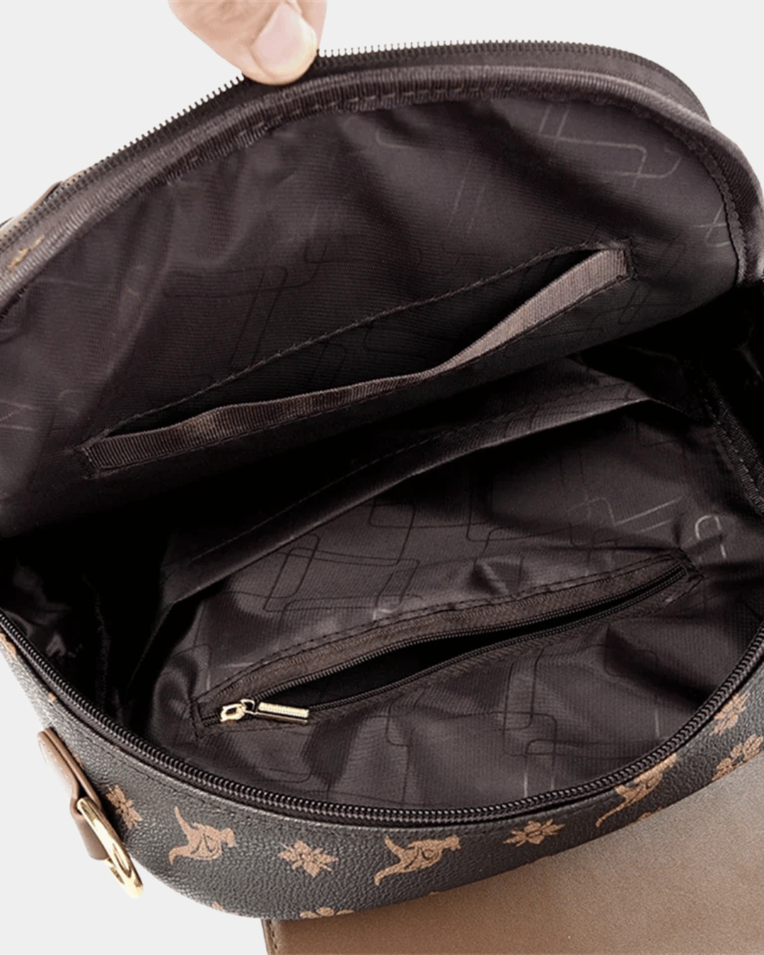 Sac à dos Amanda Guedes en cuir premium