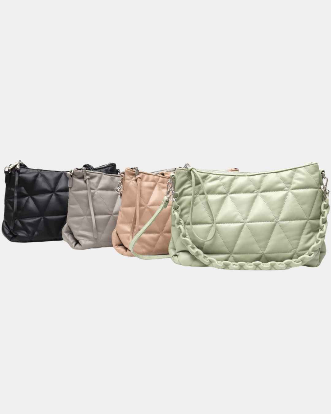 Sac fente en cuir véritable