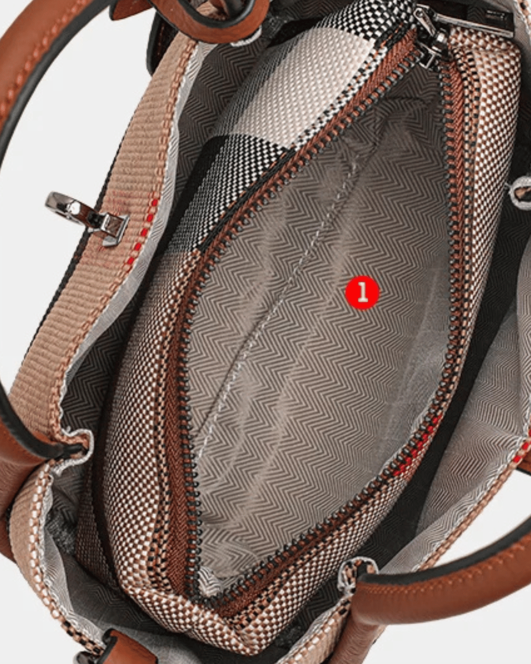 Sac fourre-tout Driana en cuir véritable de qualité supérieur