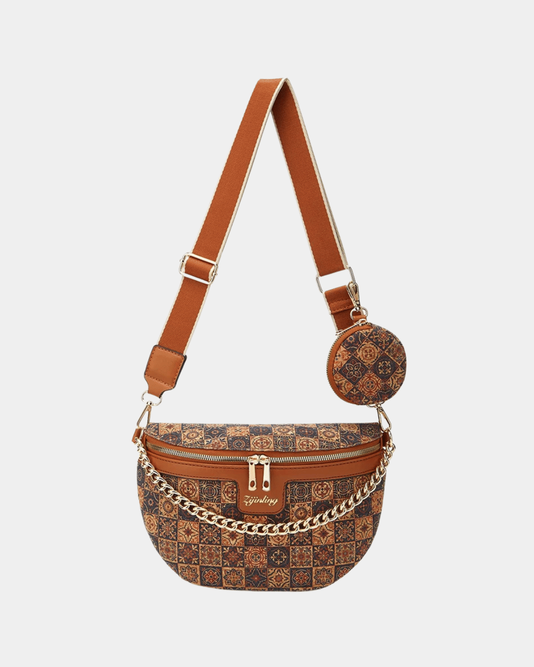 Sac bandoulière style sac banan