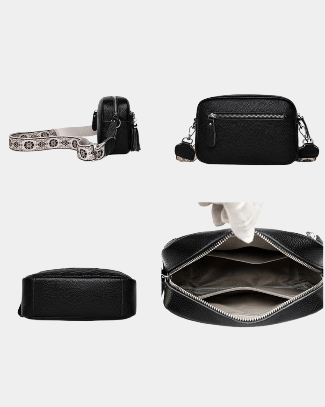 Sac bandoulière en cuir Dan