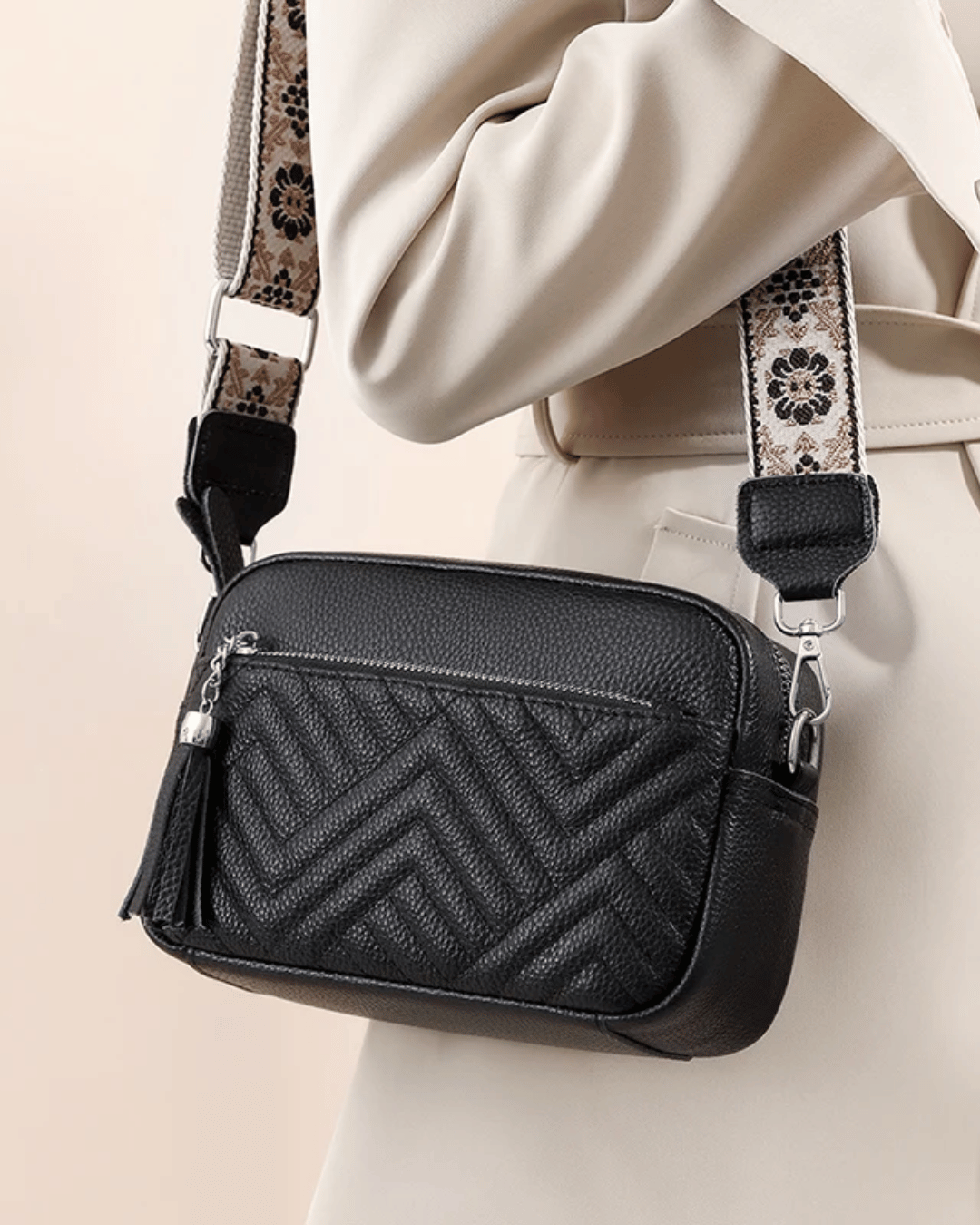 Sac bandoulière en cuir Dan