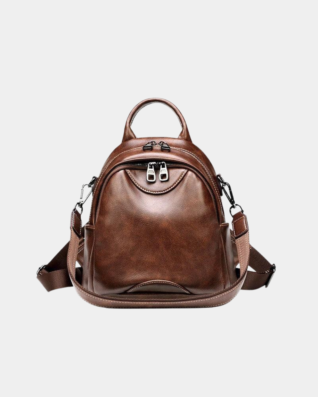 Sac à dos en cuir Marie avec bretelle