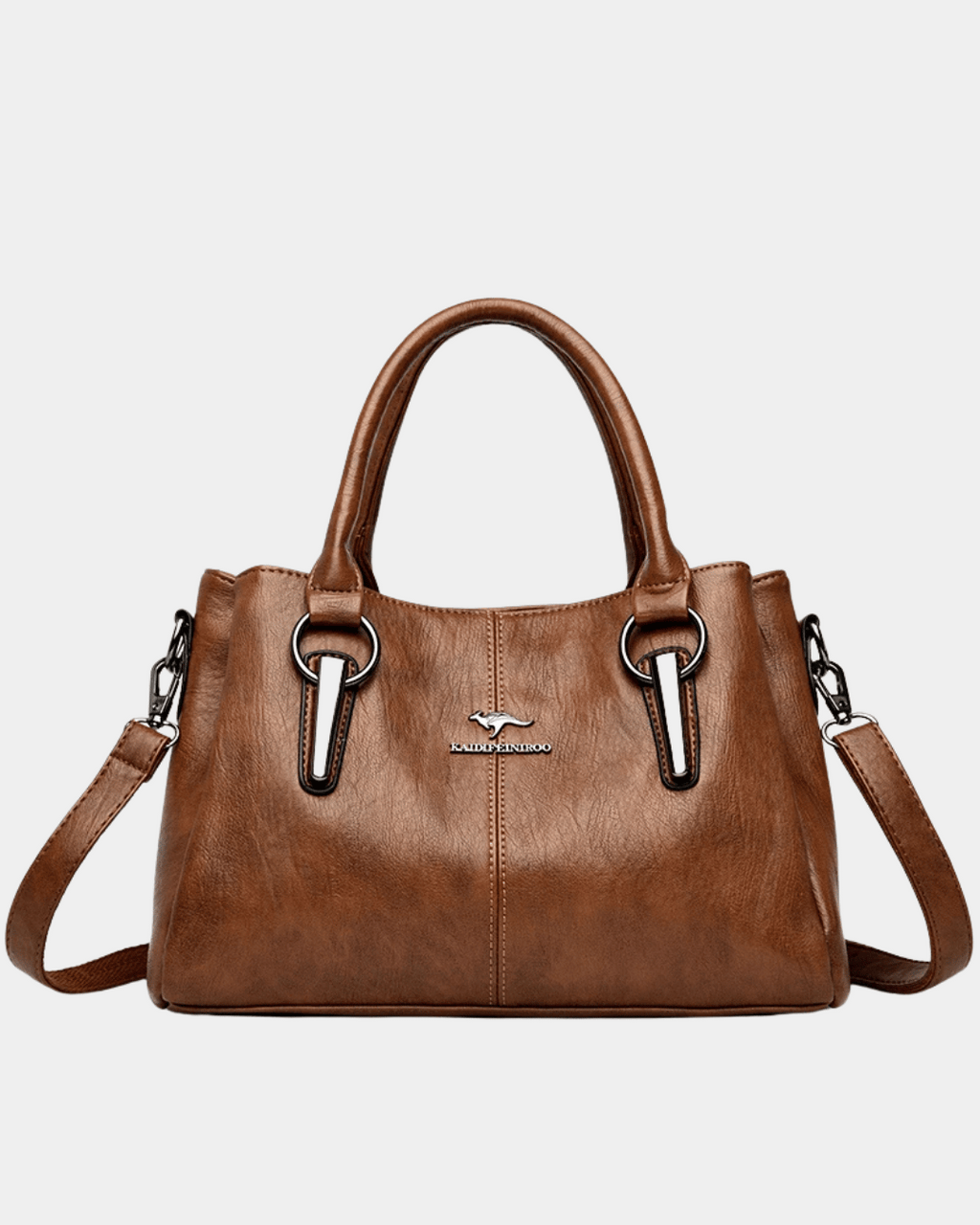 Sac rétro en cuir véritable