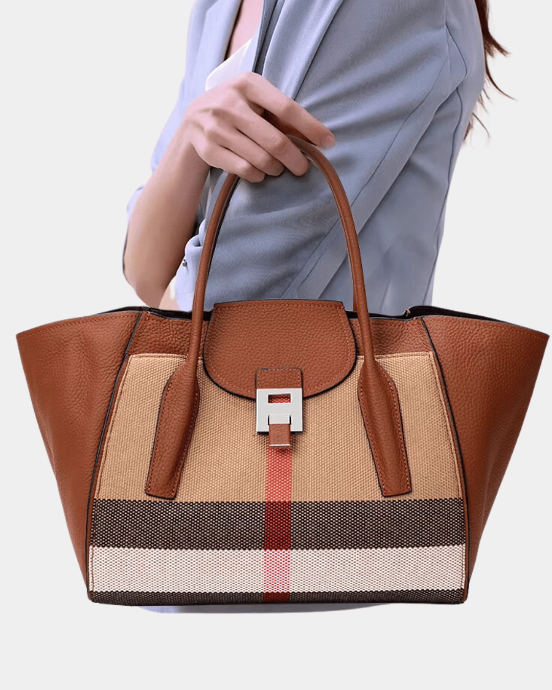 Sac rétro en cuir véritabl