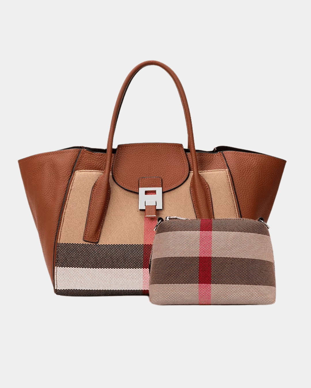 Sac rétro en cuir véritabl