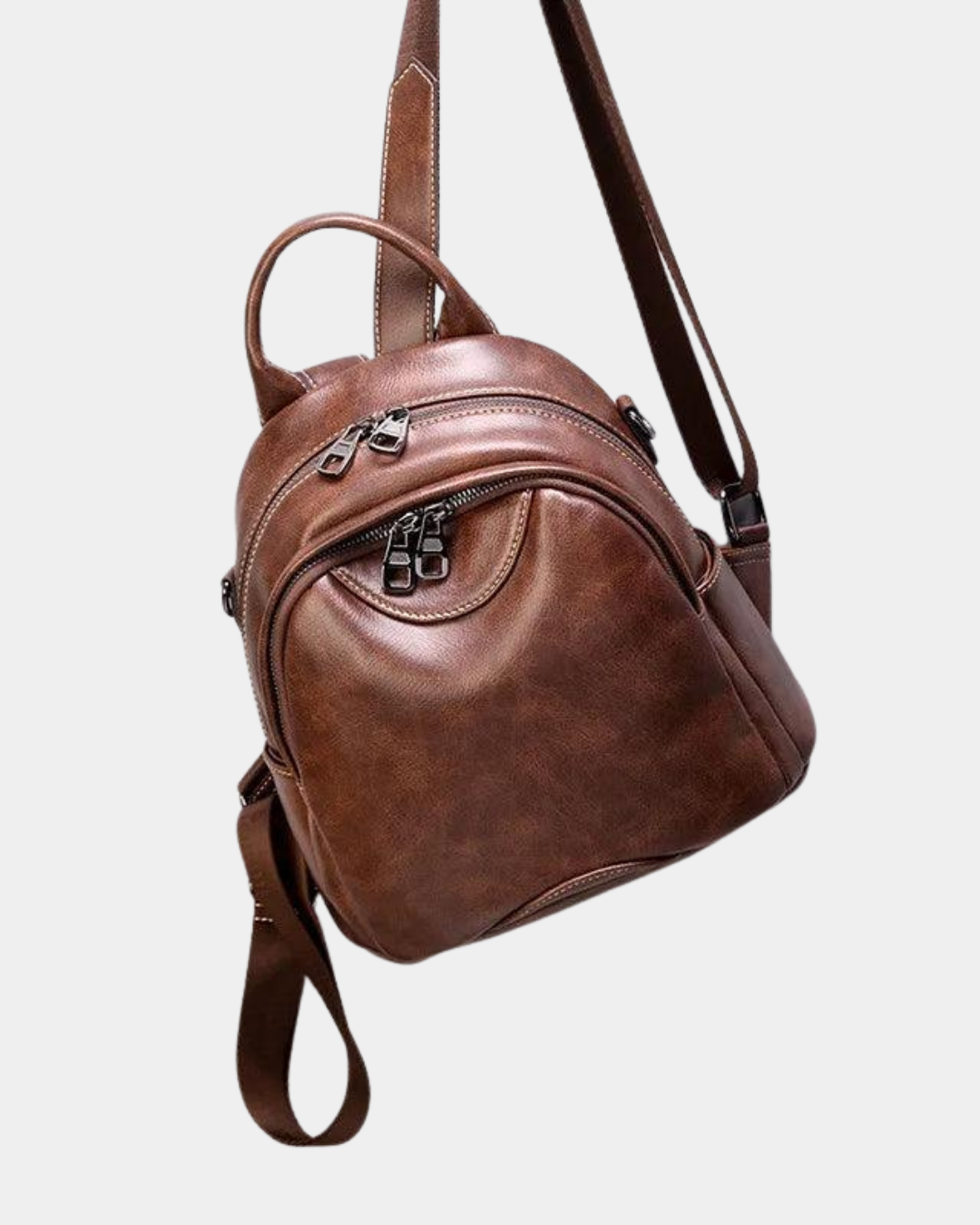 Sac à dos en cuir Marie avec bretelle