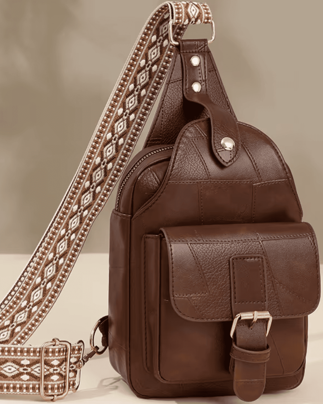 Sac bandoulière en cui